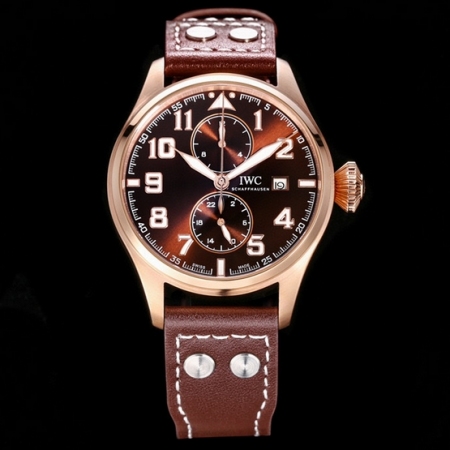 TW新品 IWC万国全新飞行员系列IW51584透底全自动机械男士腕表(夜光显示...