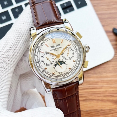 GD出品 百达 翡丽Patek Philippe 复杂系列六针男士全自动机械腕表 直径43mm