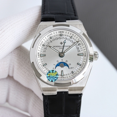 GR新品 江诗丹顿纵横四海系列4000V/210A-B911男士经典月相全自动机械腕表 搭载复刻正品cal.2460机芯 直径41mm