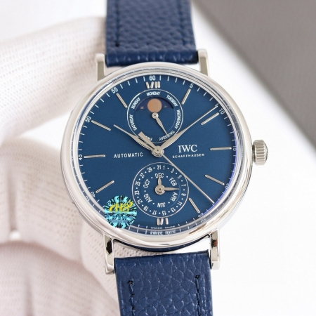 ZF匠心新品 IWC万国表柏涛菲诺系列IW359001男士月相全自动机械腕表 搭载复刻正品cal.32150机芯 直径41mm