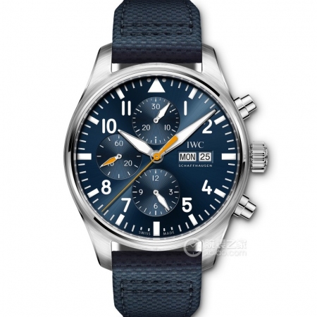ZF新品 IWC万国表飞行员系列男士全自动机械计时码腕表 搭载7750改cal....