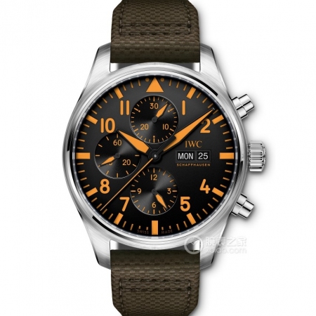 ZF新品 IWC万国表飞行员系列IW377730男士全自动机械计时码腕表(“橙色...