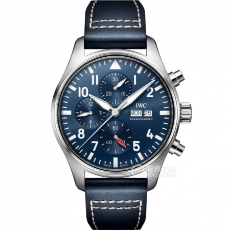 ZF新品 IWC万国表飞行员系列男士全自动机械计时码腕表 搭载7750改cal....