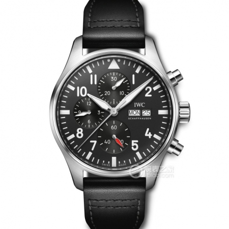 ZF新品 IWC万国表飞行员系列男士全自动机械计时码腕表 搭载7750改cal....