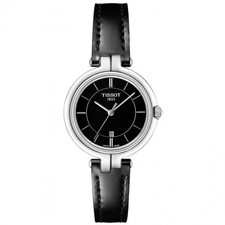 高端精品 天梭（TISSOT）弗拉明戈系列瑞士石英时尚女士腕表 送礼送女友七夕情...