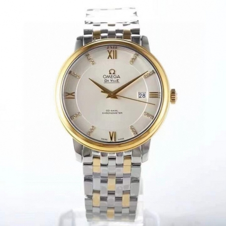 MKS经典名作出品  欧米茄碟飞系列男士全自动机械腕表 搭载原装进口9015机芯 尺寸39.5mmx10mm