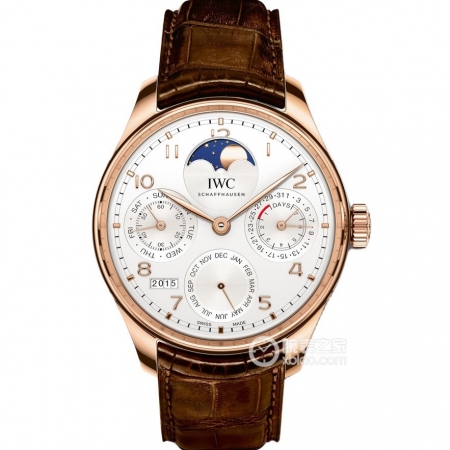 APS出品 IWC万国表葡萄牙系列IW503302万年历多功能全自动机械男士腕表 搭载定制版52615机芯 尺寸44.2mmx14.9mm
