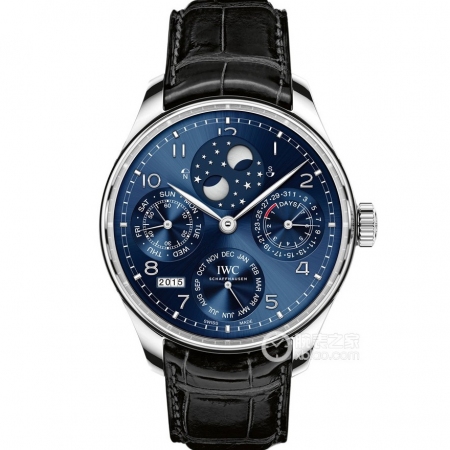 APS出品 IWC万国表葡萄牙系列IW503401万年历多功能全自动机械男士腕表 搭载定制版52615机芯 尺寸44.2mmx14.9mm