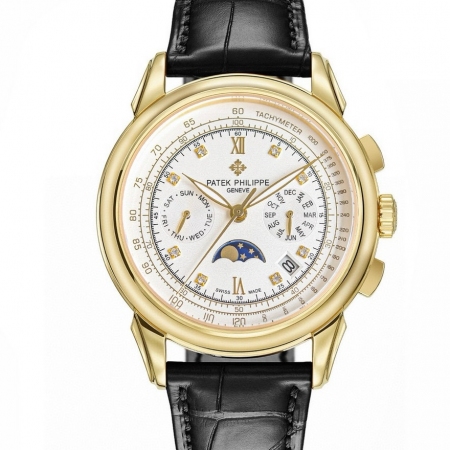 高端版本 百达翡丽复杂多功能系列男士全自动机械腕表 搭载原装进口9100机芯 直径42mm