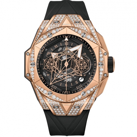 Hublot 宇舶 Big Bang Sang Bleu II 刺青男士机械腕表...