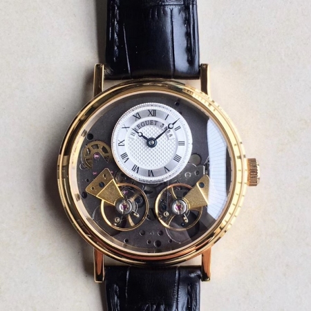 宝玑(Breguet)TRADITION 7057系列陀飞轮男士机械手表